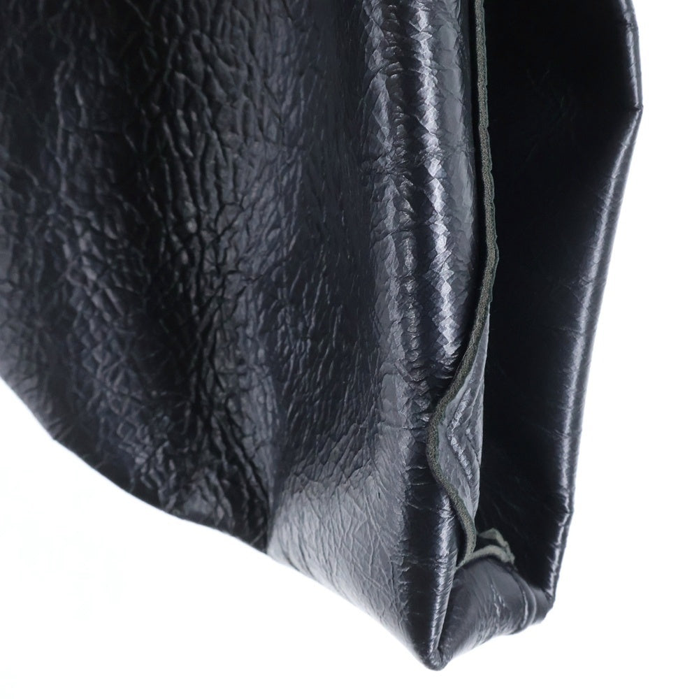 Rick Owens(リックオウエンス) 17AW レザーポンチョ型ジャケット レザージャケット ブラック レディース LI17F4719-LRNEO