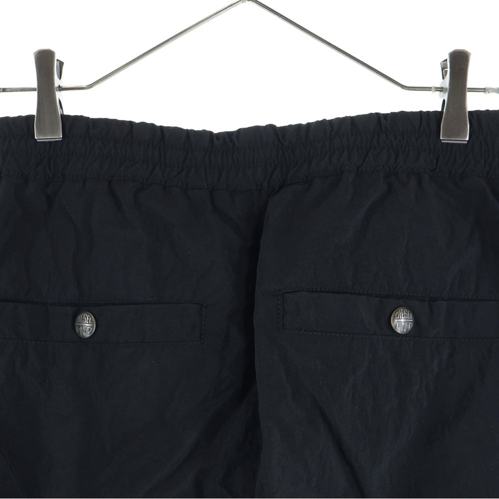 DIESEL P-Staind ブラックカーゴパンツ P-STAIND パンツナイロンビッグポケット｜ブラック｜メンズ｜DIESEL