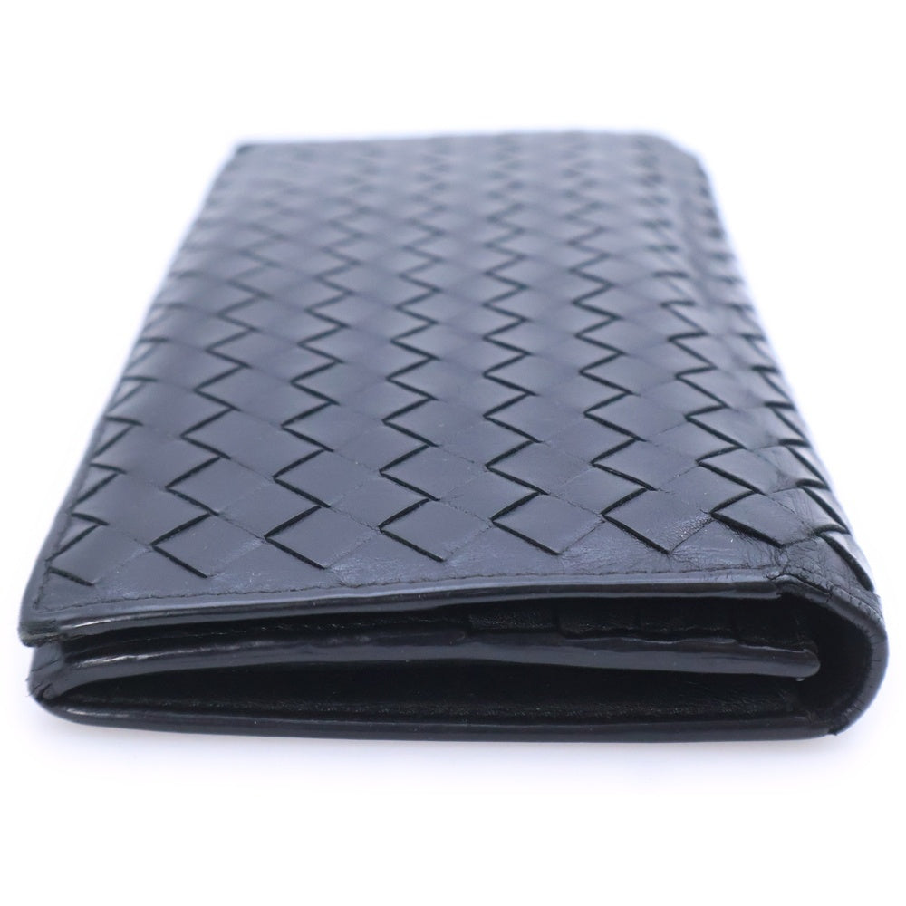 BOTTEGA VENETA(ボッテガヴェネタ) イントレチャート レザー長財布 レザーウォレット ブラック BOT11407609