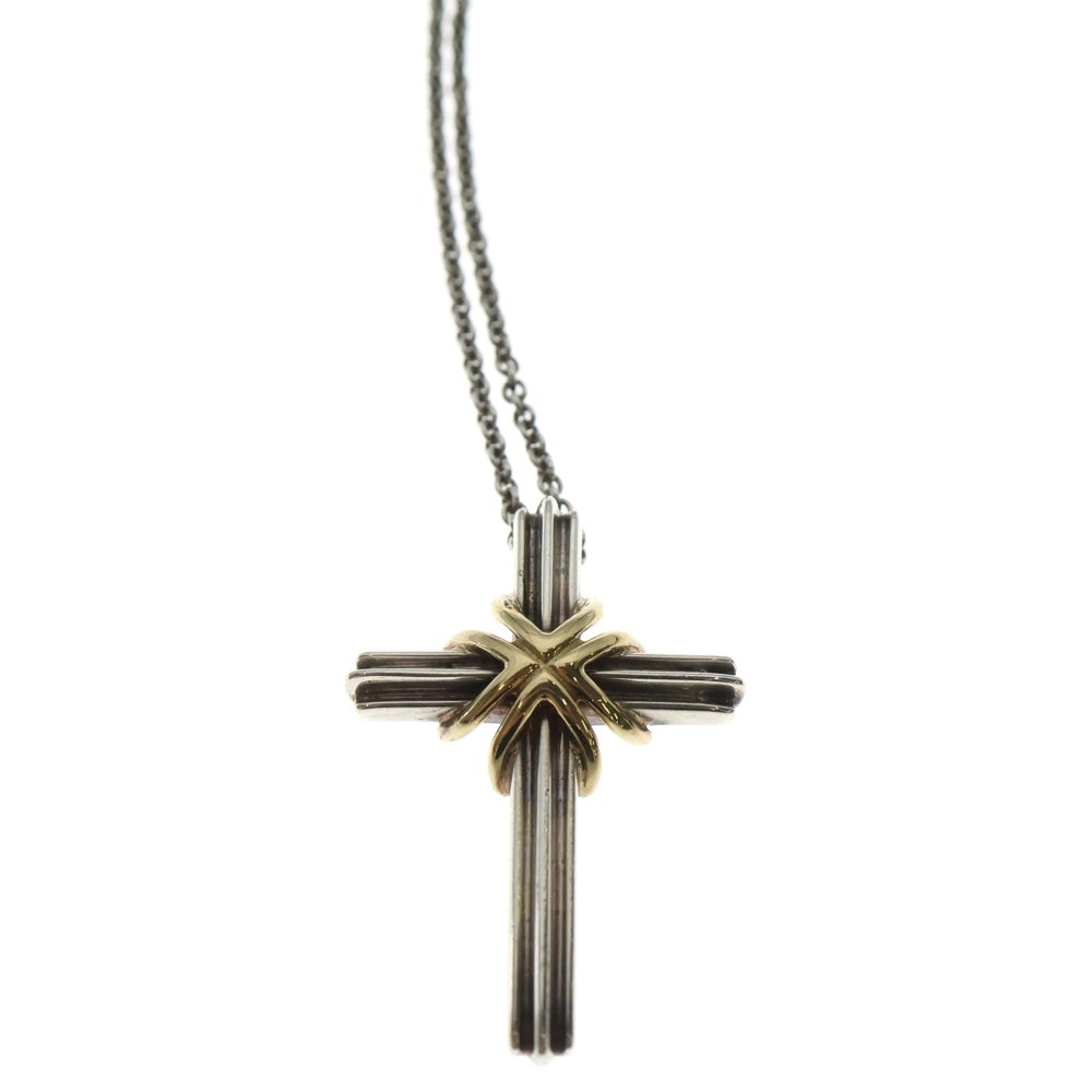 TIFFANY & Co.(ティファニー) シグネチャー クロスネックレス コンビ