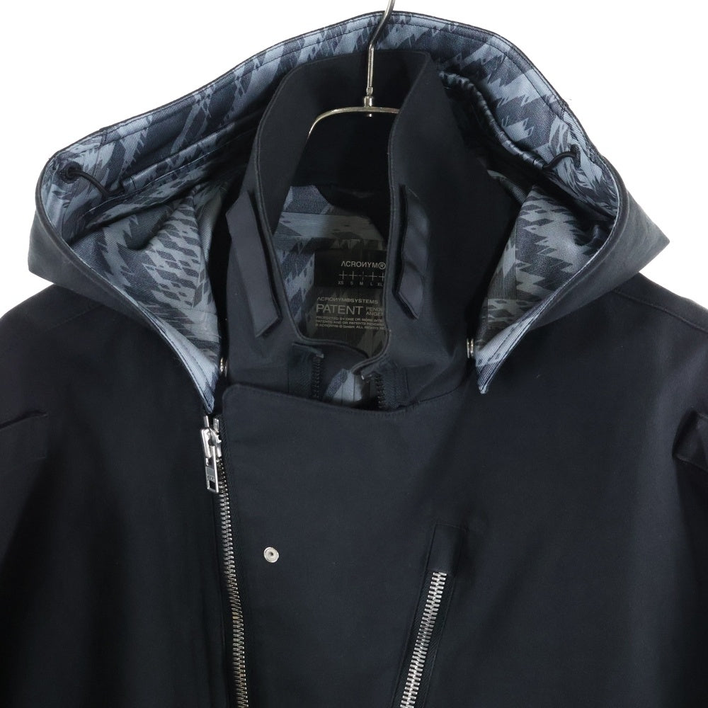 ACRONYM(アクロニウム) 3layer jacket 3レイヤーライダースジャケット ブラック J68WBQ