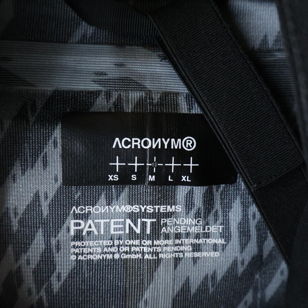 ACRONYM(アクロニウム) 3layer jacket 3レイヤーライダースジャケット ブラック J68WBQ