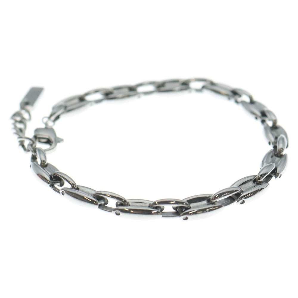 DIESEL(ディーゼル) Stainless Steel Chain Bracelet ステンレススチール チェーンブレスレット シルバー