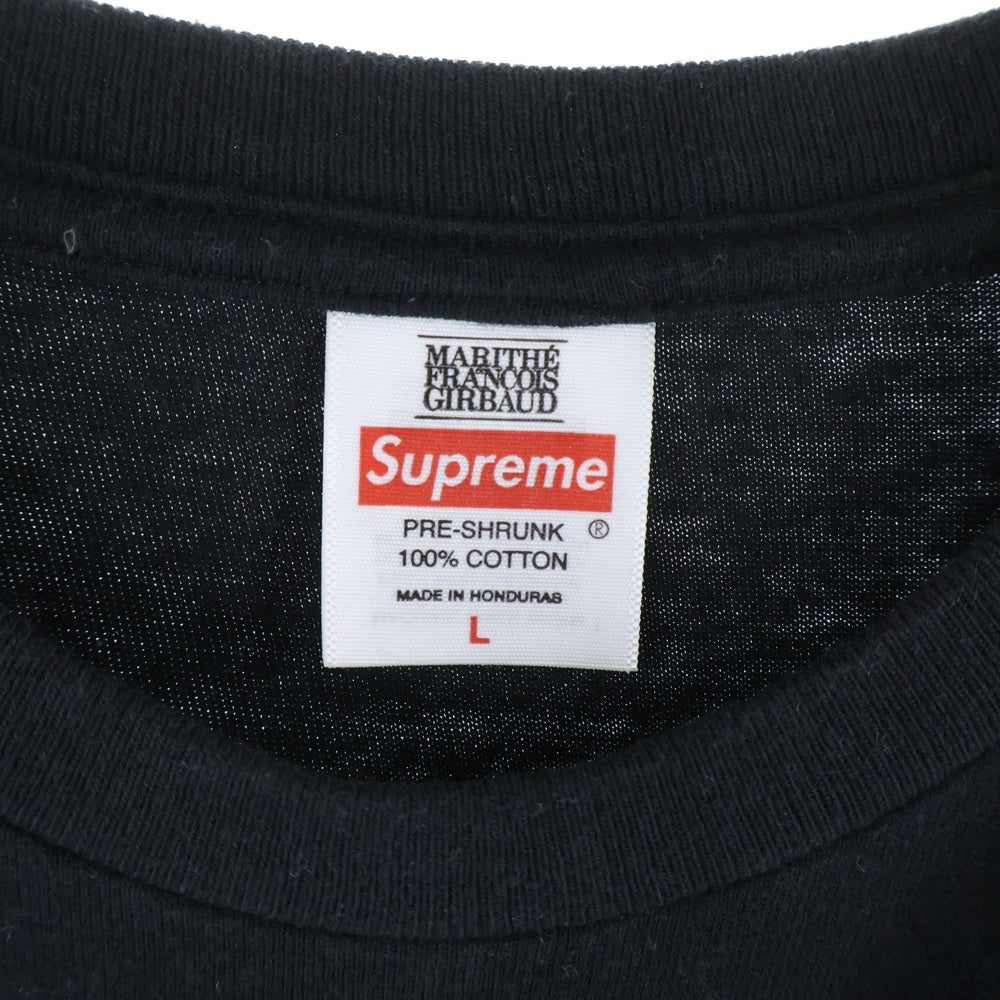 SUPREME(シュプリーム) 25ss ×Marithe+Francois Girbaud マリテ+フランソワ ジルボー 半袖Tシャツ カットソー ブラック