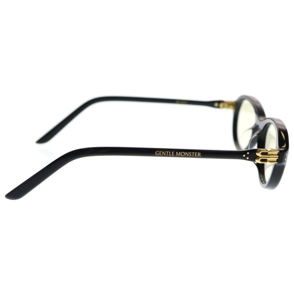 GENTLE MONSTER(ジェントルモンスター) BE Slo N6 オーバル型 サングラス メガネ ブラック