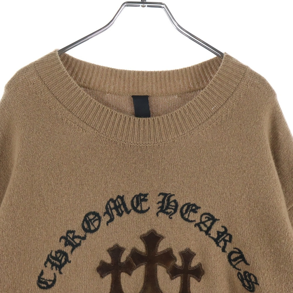 【幻】クロムハーツ　セメタリークロス　コットンニット　クロスパッチ 幻】クロムハーツ セメタリークロス コットンニット クロスパッチ