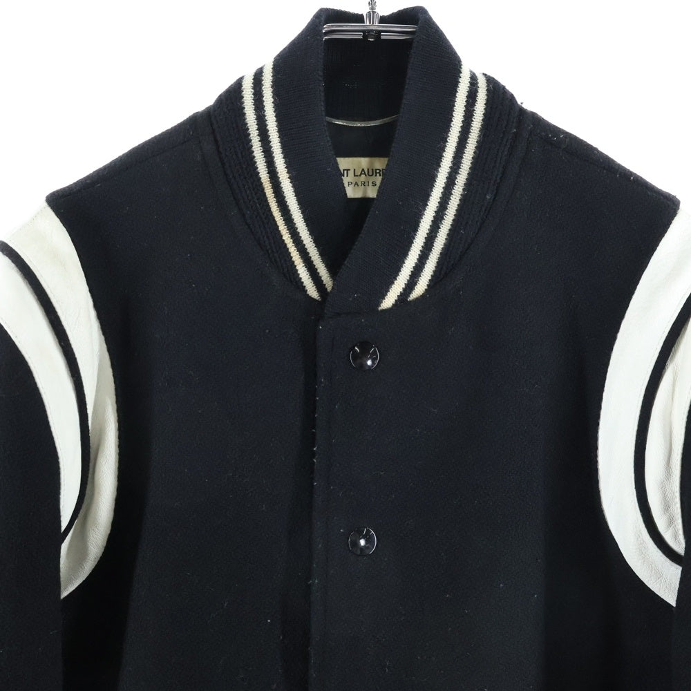 SAINT LAURENT PARIS(サンローランパリ) 23AW Teddy Jacket テディジャケット スタジャン ブラック 354718