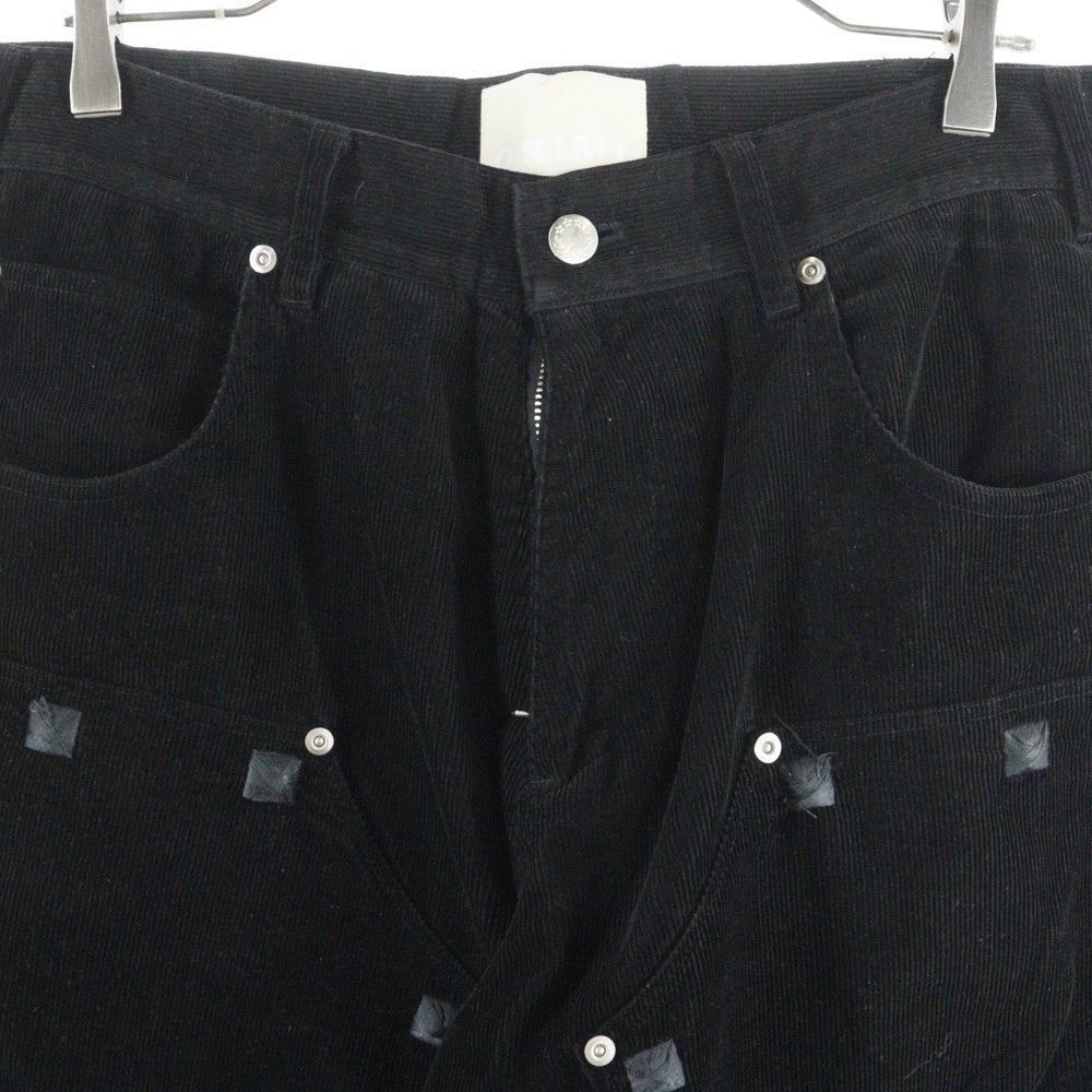 ORIMI(オリミ) コーデュロイパンツ ボトムス ブラック A24205