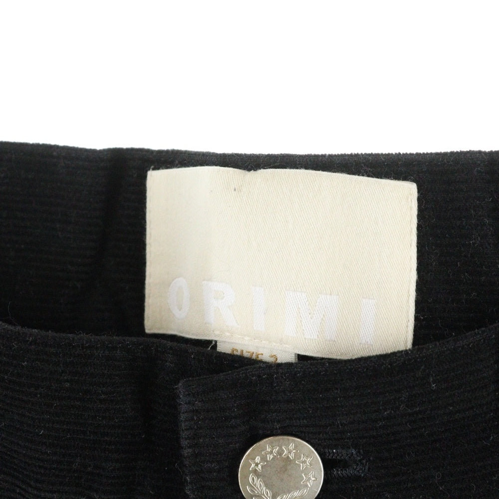 ORIMI(オリミ) コーデュロイパンツ ボトムス ブラック A24205