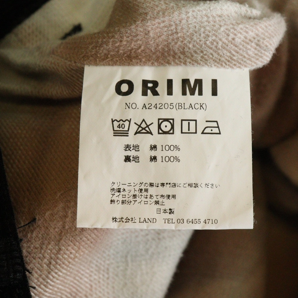 ORIMI(オリミ) コーデュロイパンツ ボトムス ブラック A24205