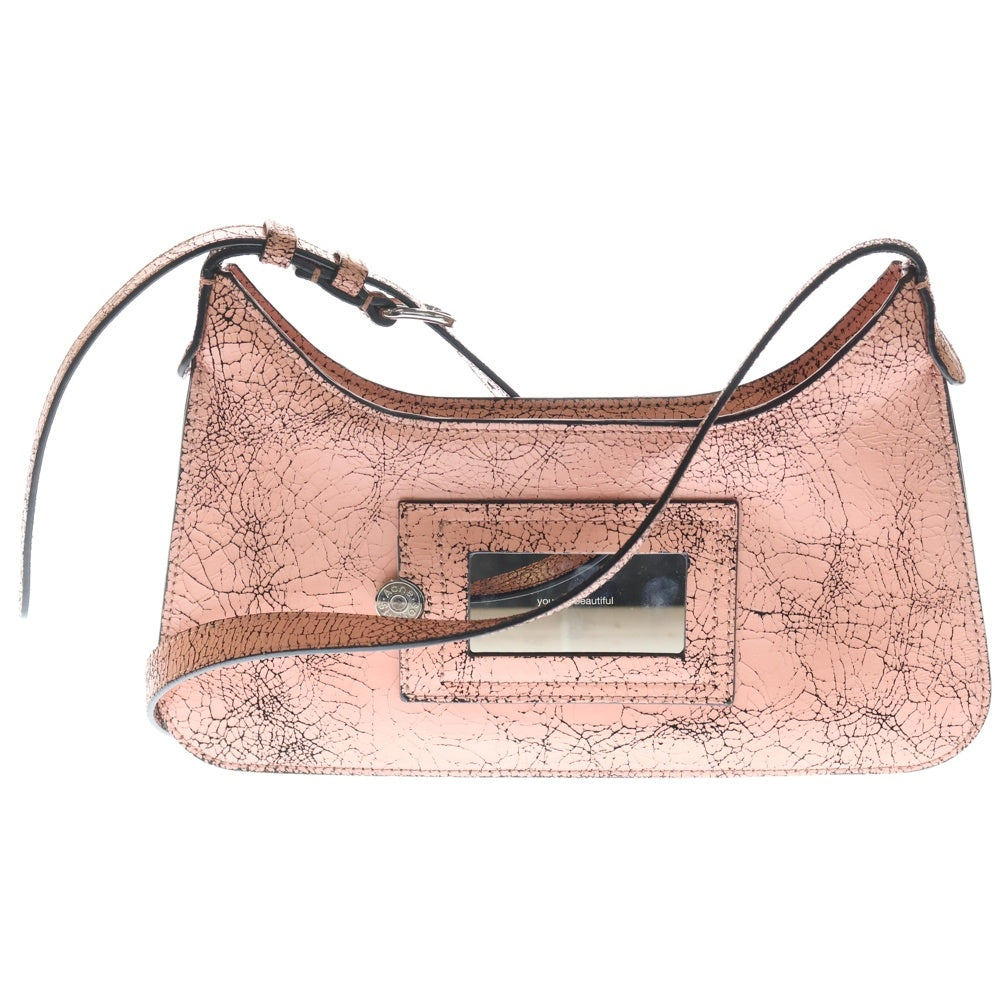 Acne Studios(アクネ ストゥディオズ) Platt micro Shoulder Bag プラットマイクロショルダーバック レザーハンドバッグ ピンク レディース