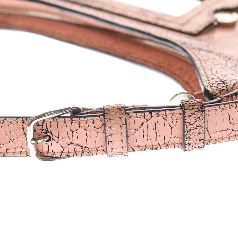 Acne Studios(アクネ ストゥディオズ) Platt micro Shoulder Bag プラットマイクロショルダーバック レザーハンドバッグ ピンク レディース
