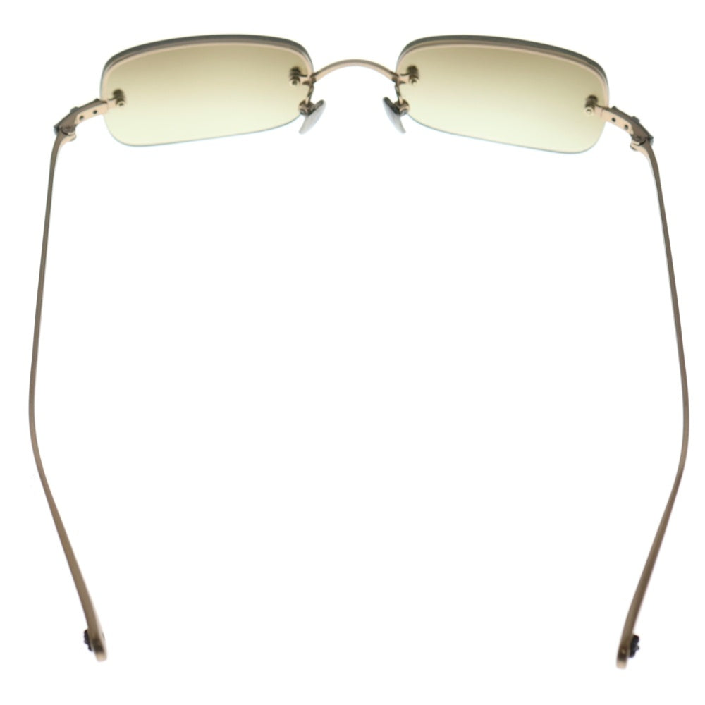 CHROME HEARTS(クロムハーツ) OLD TITANIUM オールドモデル チタニウム リムレスサングラス メガネ ブラウン