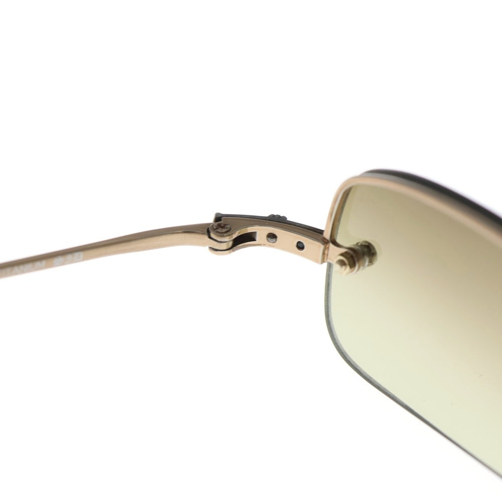 CHROME HEARTS(クロムハーツ) OLD TITANIUM オールドモデル チタニウム リムレスサングラス メガネ ブラウン