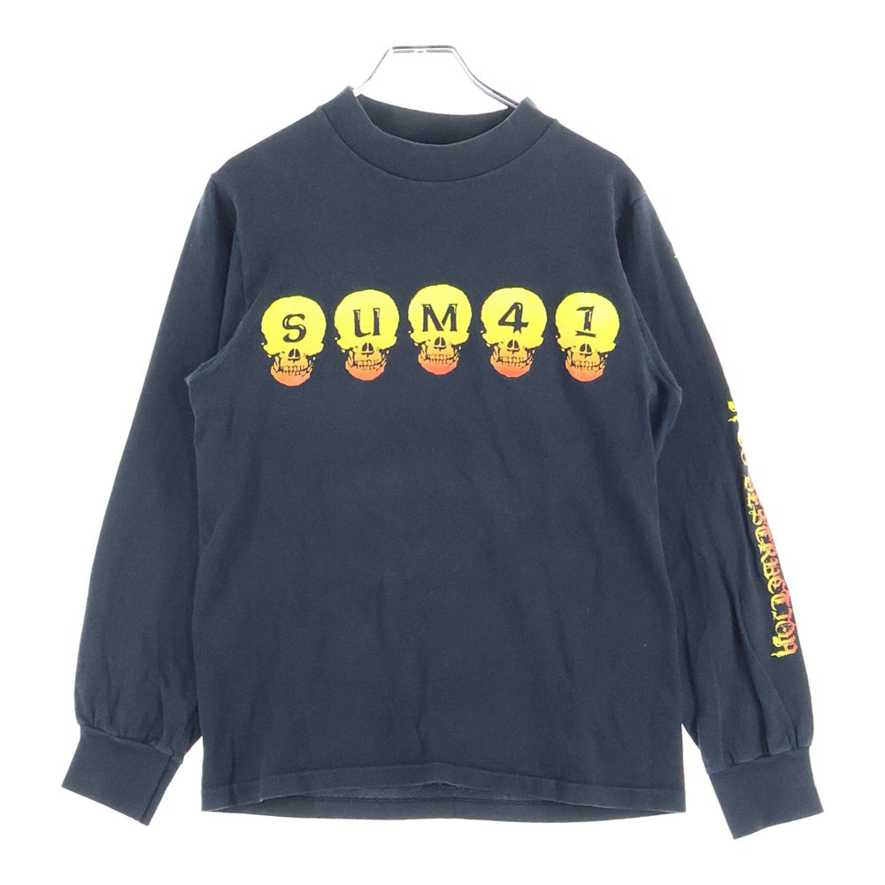 VINTAGE(ヴィンテージ) 90s SUM41 アームロゴ 長袖Tシャツ ロンT カットソー ブラック