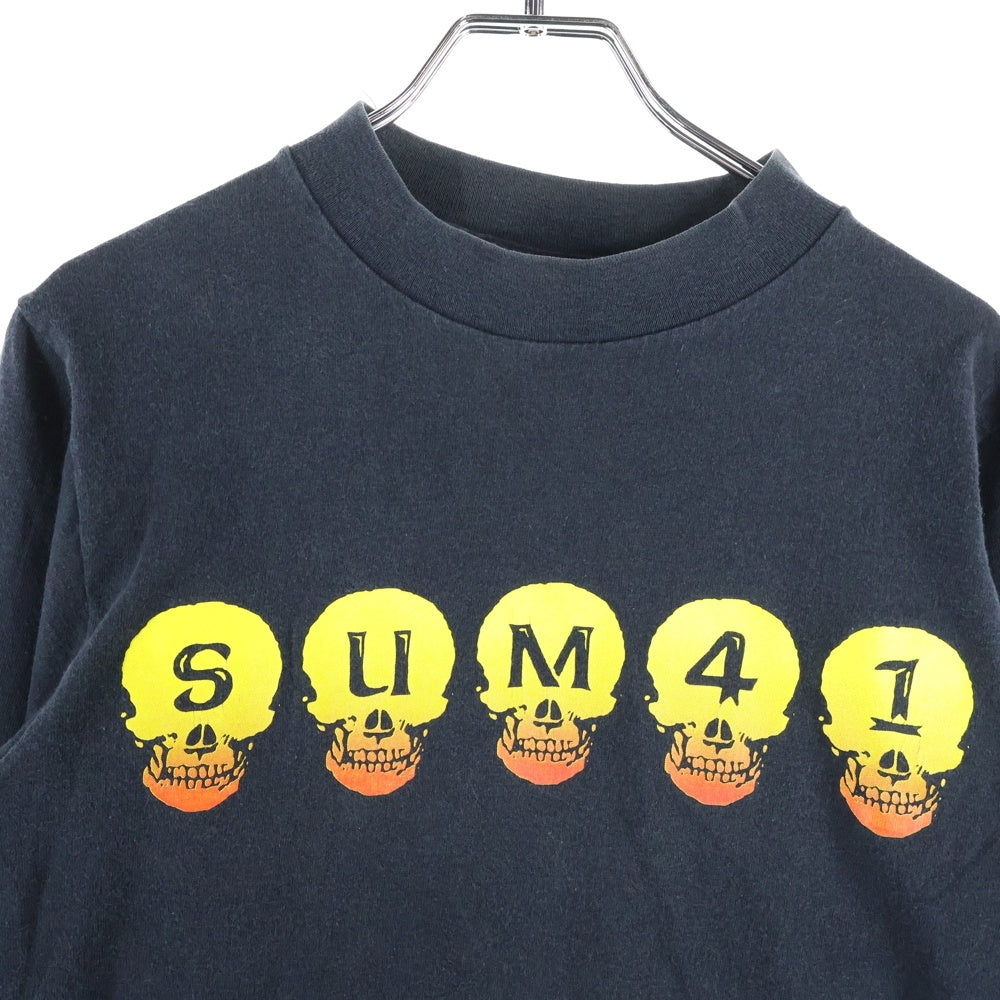 VINTAGE(ヴィンテージ) 90s SUM41 アームロゴ 長袖Tシャツ ロンT カットソー ブラック