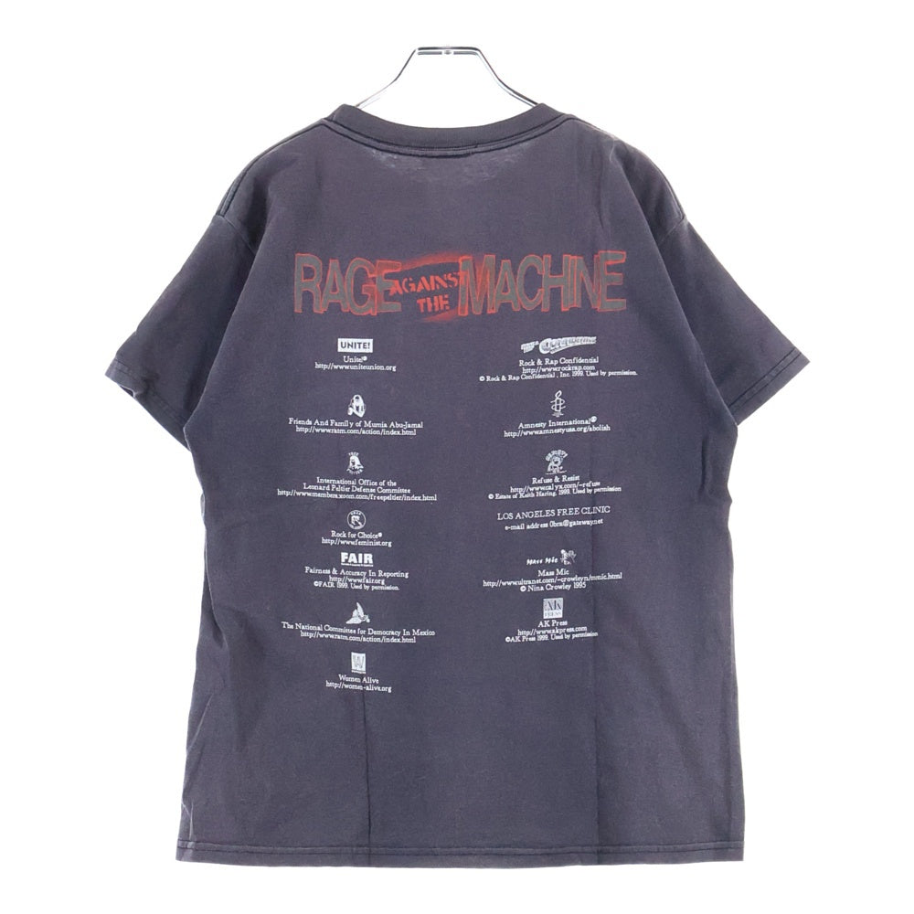 VINTAGE(ヴィンテージ) 00s RAGE AGAINST THE MACHINE レイジ アゲインスト ザマシーン 半袖Tシャツ ブラック ブラック