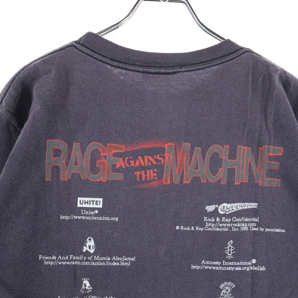 VINTAGE(ヴィンテージ) 00s RAGE AGAINST THE MACHINE レイジ アゲインスト ザマシーン 半袖Tシャツ ブラック ブラック