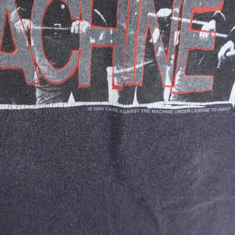 VINTAGE(ヴィンテージ) 00s RAGE AGAINST THE MACHINE レイジ アゲインスト ザマシーン 半袖Tシャツ ブラック ブラック