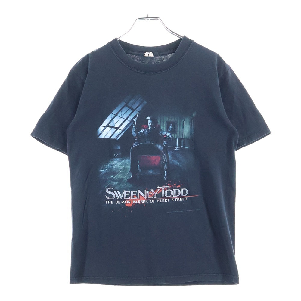 VINTAGE(ヴィンテージ) 00s SWEENEY TODD movie tee スウィーニー トッド ムービー 半袖Tシャツ カットソー ブラック