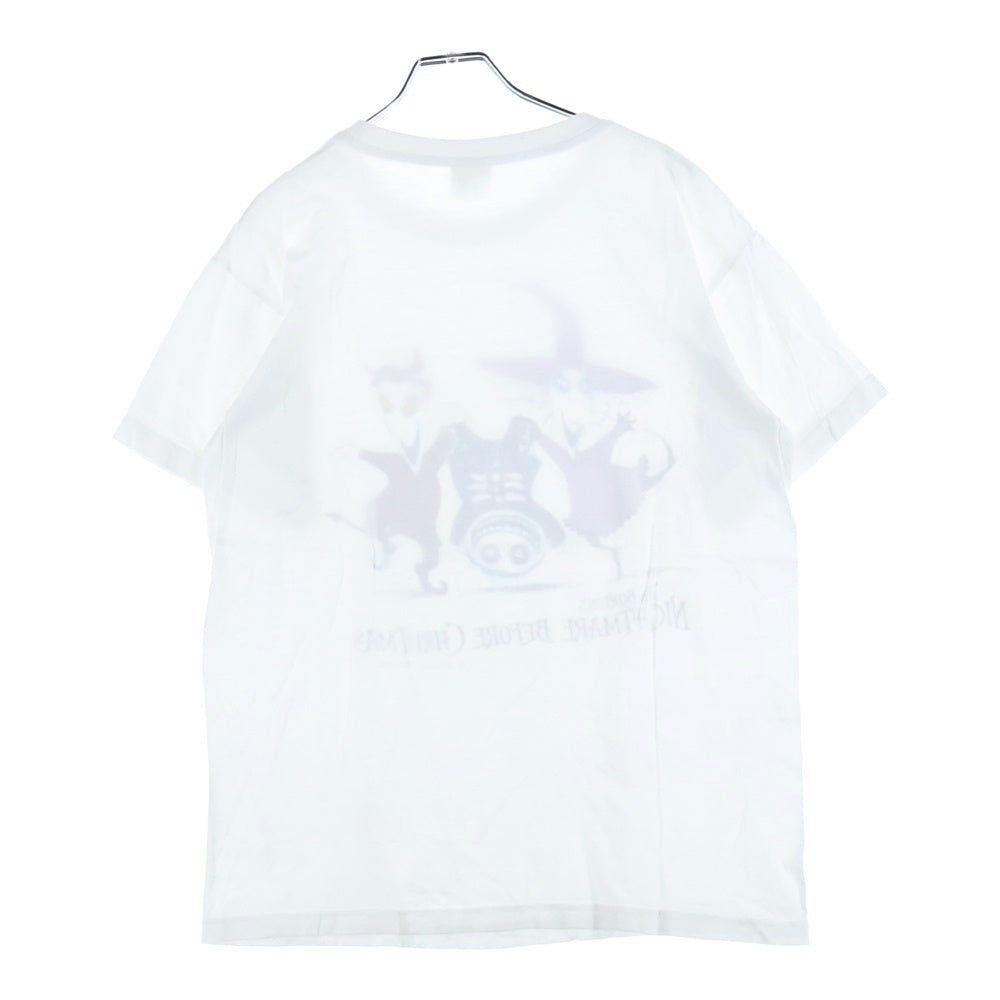 VINTAGE(ヴィンテージ) 90s The Nightmare Before Christmas ナイトメアビフォアクリスマス 半袖Tシャツ カットソー ホワイト