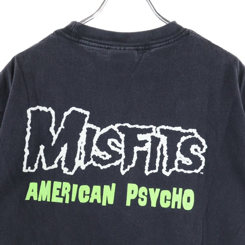 VINTAGE(ヴィンテージ) 90s MISFITS AMERICAN PSYCHO ミスフィッツ アメリカンサイコ ヴィンテージTシャツ 半袖Tシャツ ブラック