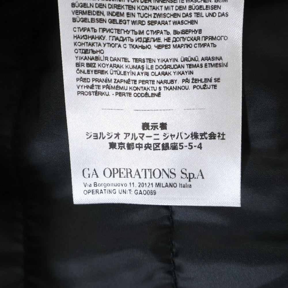 Armani Exchange(アルマーニ エクスチェンジ) キルティングダウンジャケット フード付きダウンジャケット ブルー 6HZB46 ZNKRZ