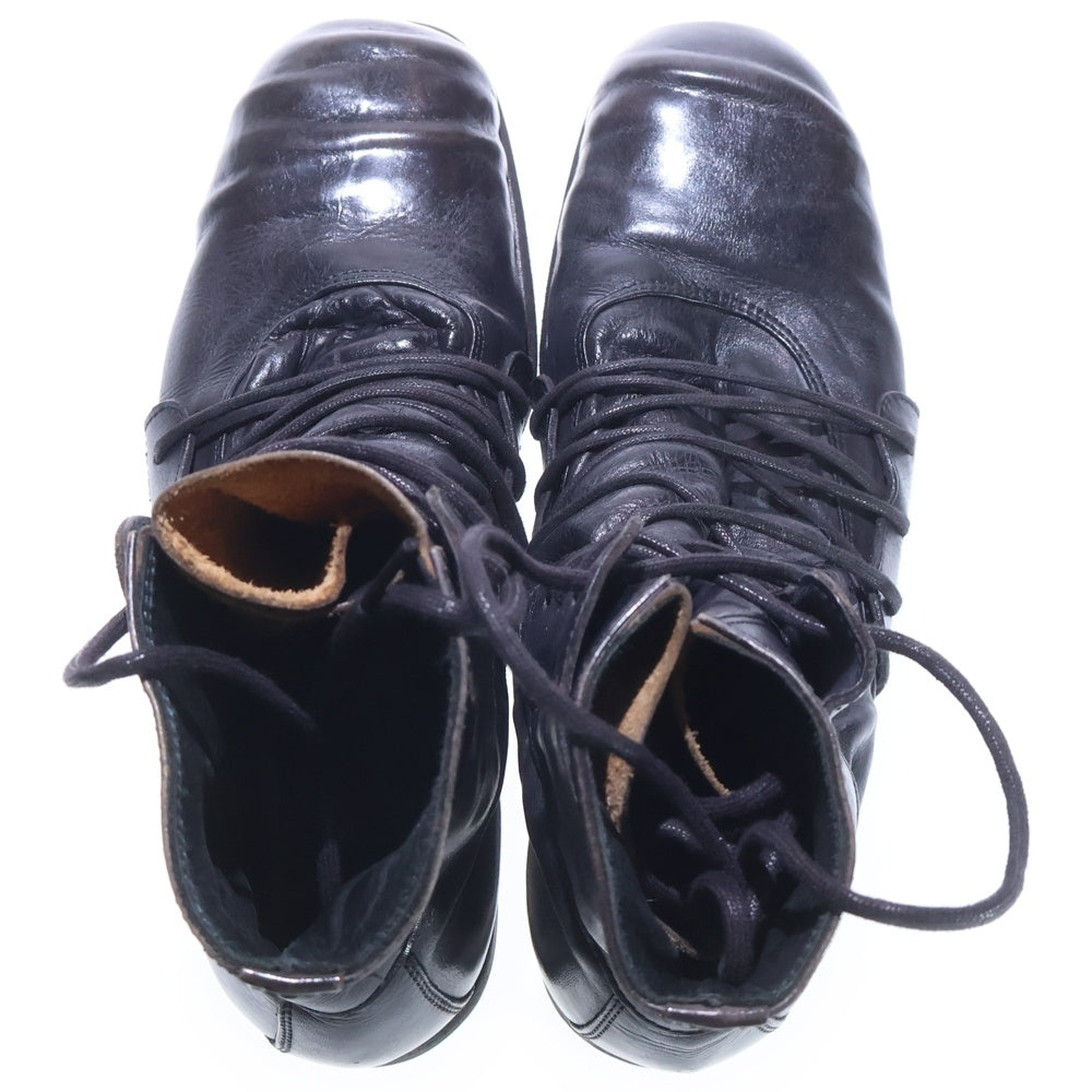 MIHARA YASUHIRO(ミハラヤスヒロ) レースアップ レザー ショートブーツ