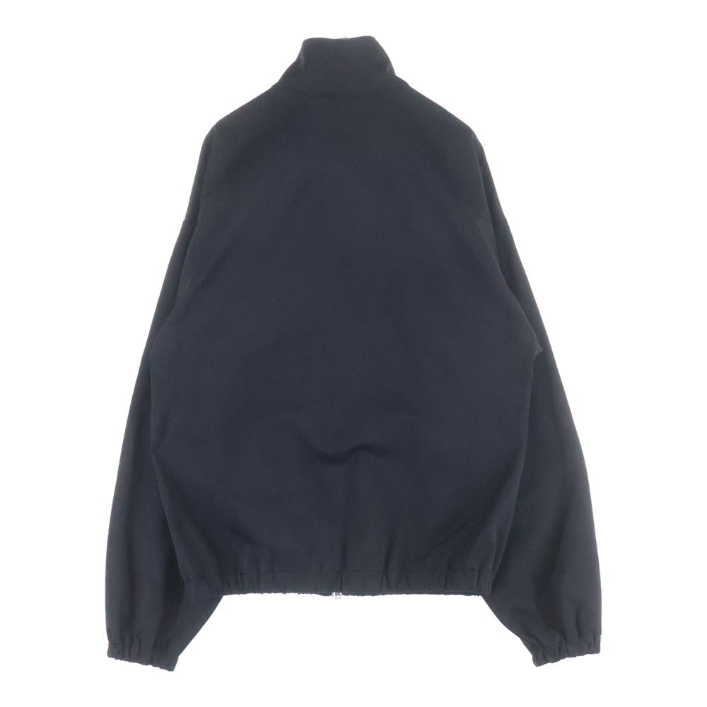 JIL SANDER(ジルサンダー) 25SS SWEATSHIRT W ZIP J22HG0105 J20254 ダブルジップ ジップアップブルゾン ブラック