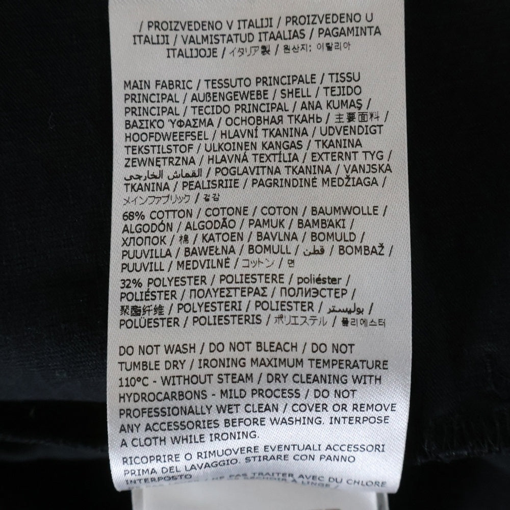 JIL SANDER(ジルサンダー) 25SS SWEATSHIRT W ZIP J22HG0105 J20254 ダブルジップ ジップアップブルゾン ブラック