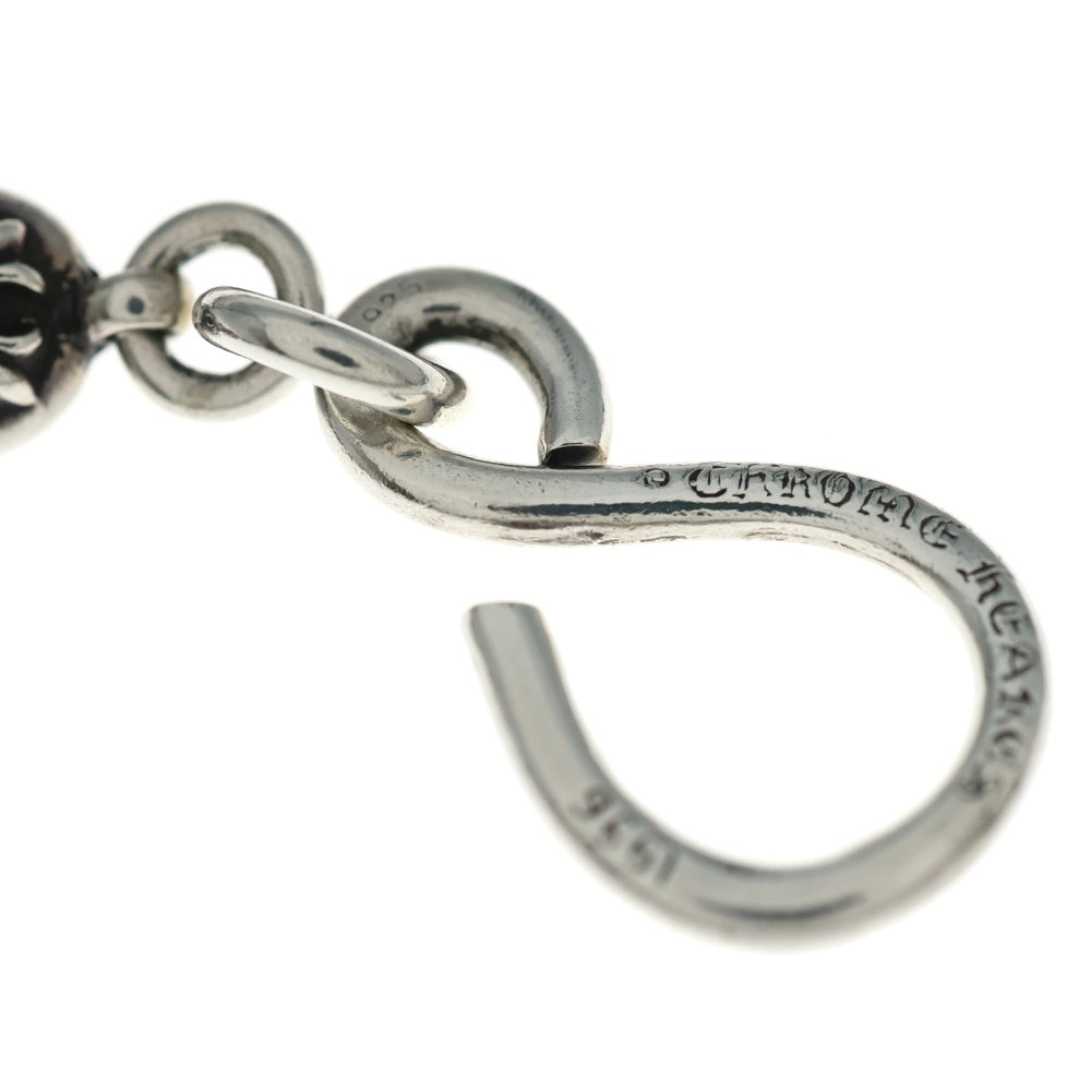 CHROME HEARTS(クロムハーツ) 2BALL LONG-S/1クリップロング#2クロスボール ウォレットチェーン シルバー