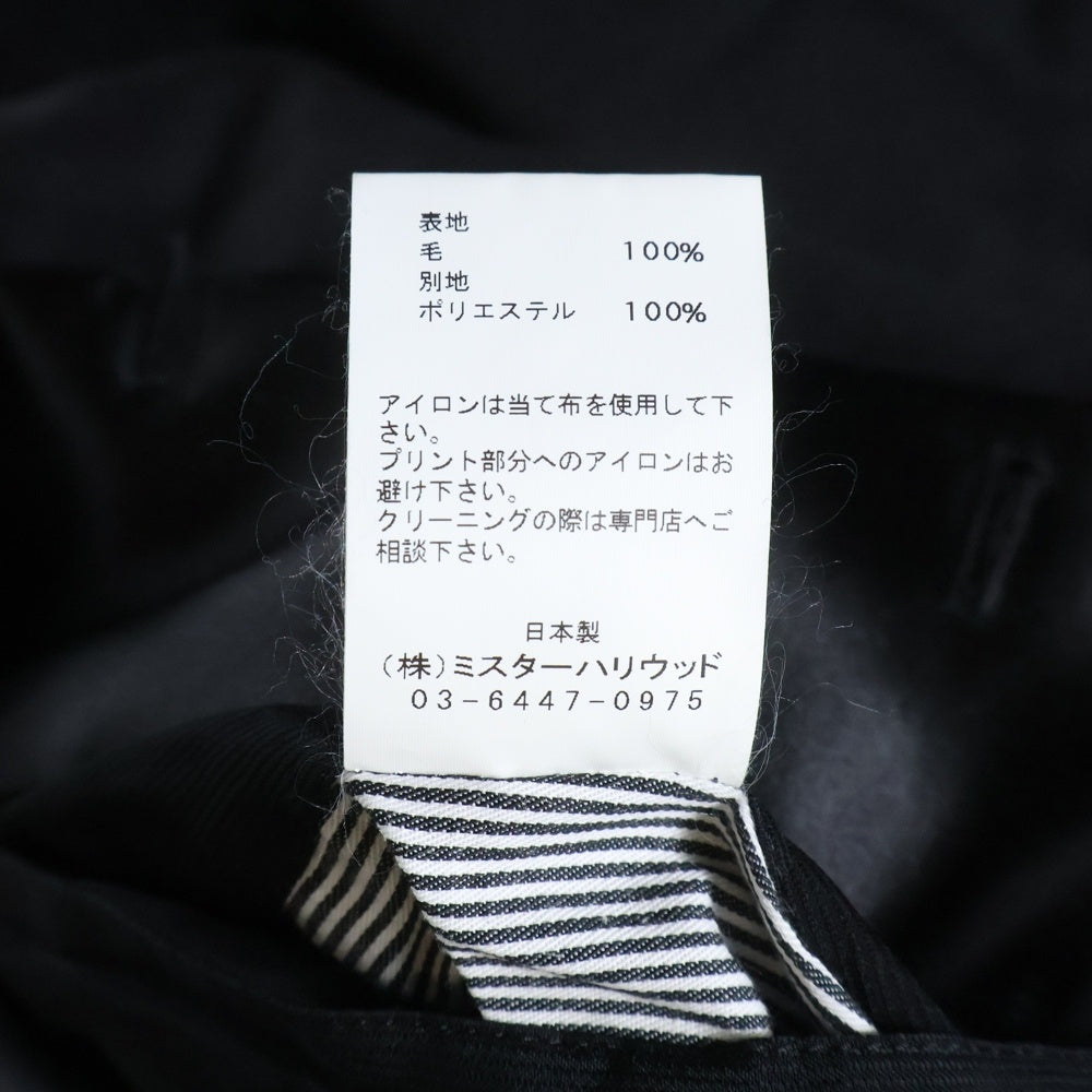 N.HOOLYWOOD(エヌハリウッド) ラベル切り替え 3Bシングルテーラードジャケット ブラック 972-JK01