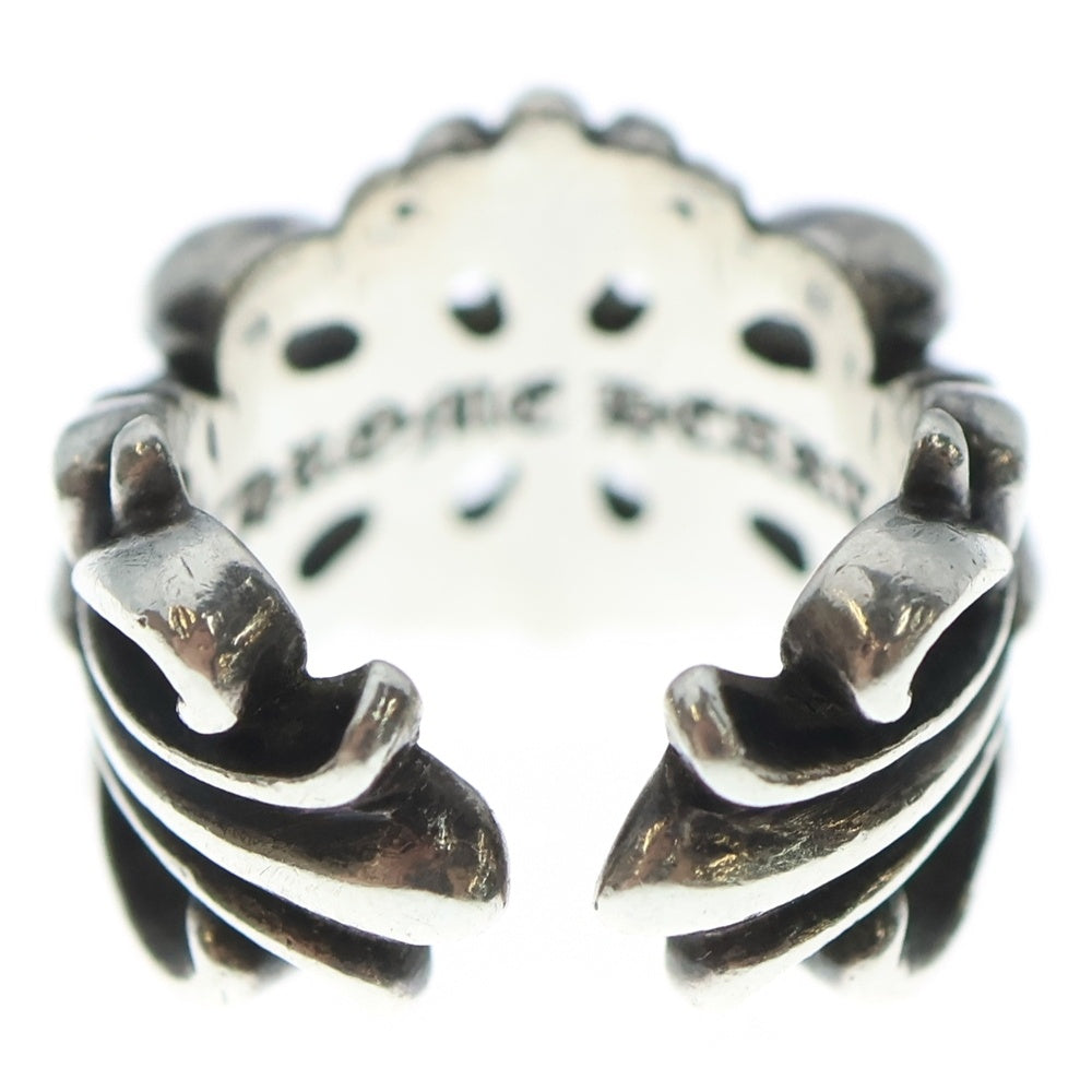 CHROME HEARTS(クロムハーツ) DBL FLRL CRS ダブルフローラルクロス リング シルバー BCA390