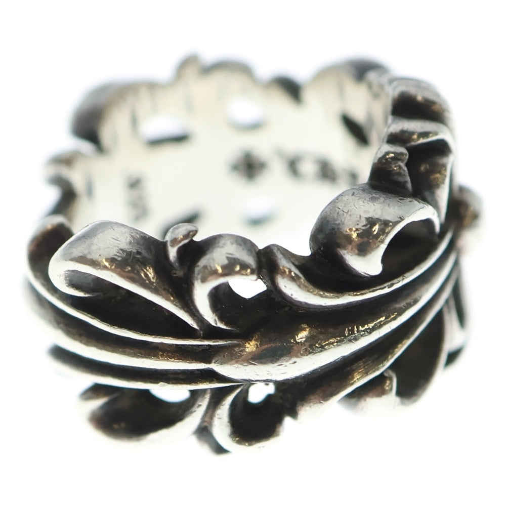 CHROME HEARTS(クロムハーツ) DBL FLRL CRS ダブルフローラルクロス リング シルバー BCA390