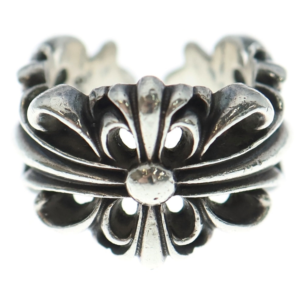 CHROME HEARTS(クロムハーツ) DBL FLRL CRS ダブルフローラルクロス リング シルバー BCA390