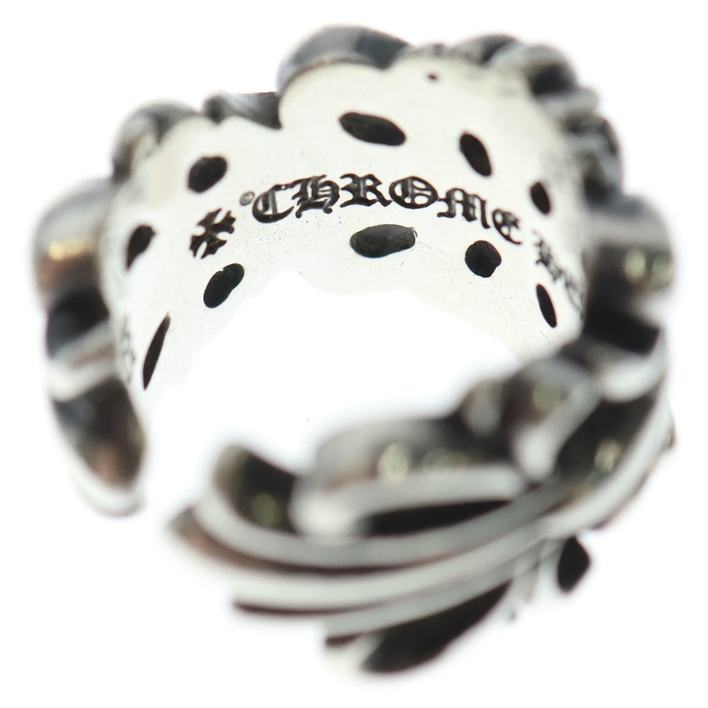 CHROME HEARTS(クロムハーツ) DBL FLRL CRS ダブルフローラルクロス リング シルバー BCA390