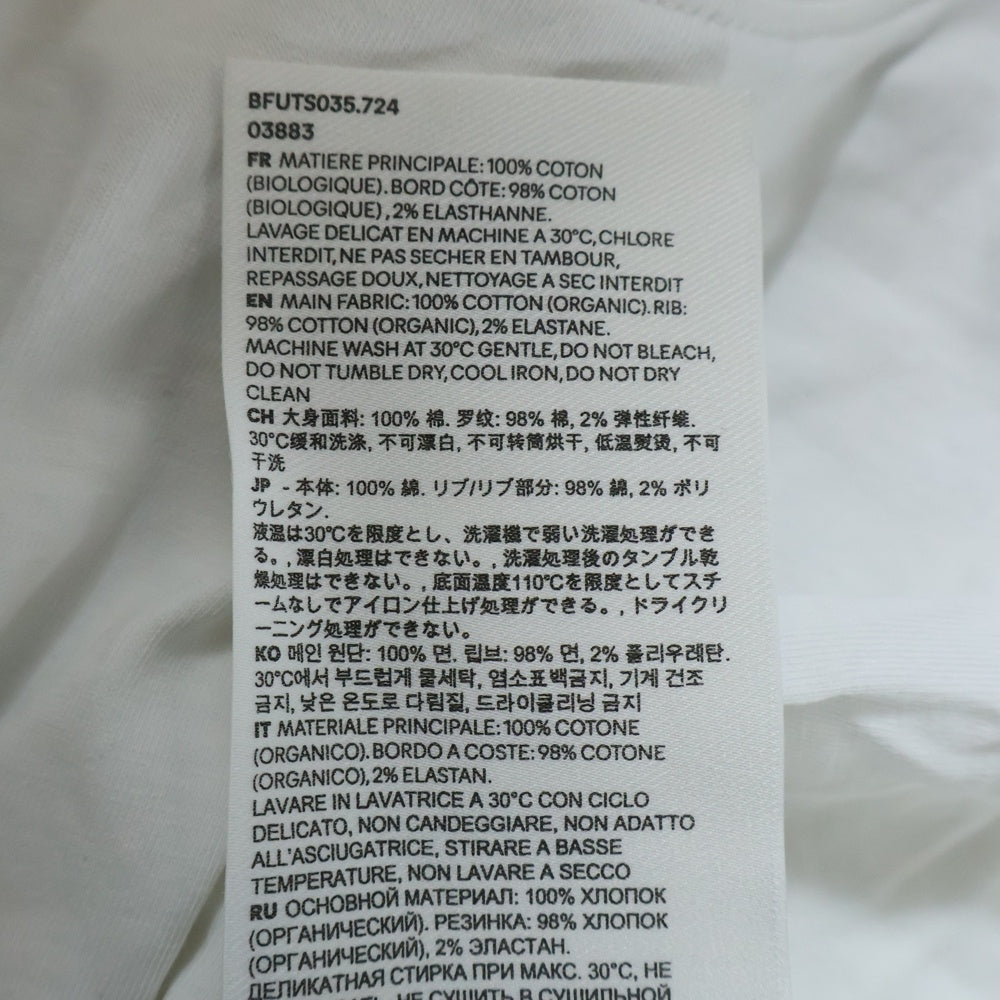 ami(アミ) ロゴプリント半袖シャツ カットソー ホワイト BFUTS035.724