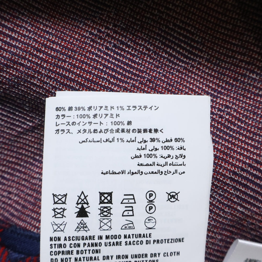 miumiu(ミュウミュウ) Plaid Mini Dress in Rosso チェック柄 ミニドレス ワンピース レッド MJA801 1IWJ レディース