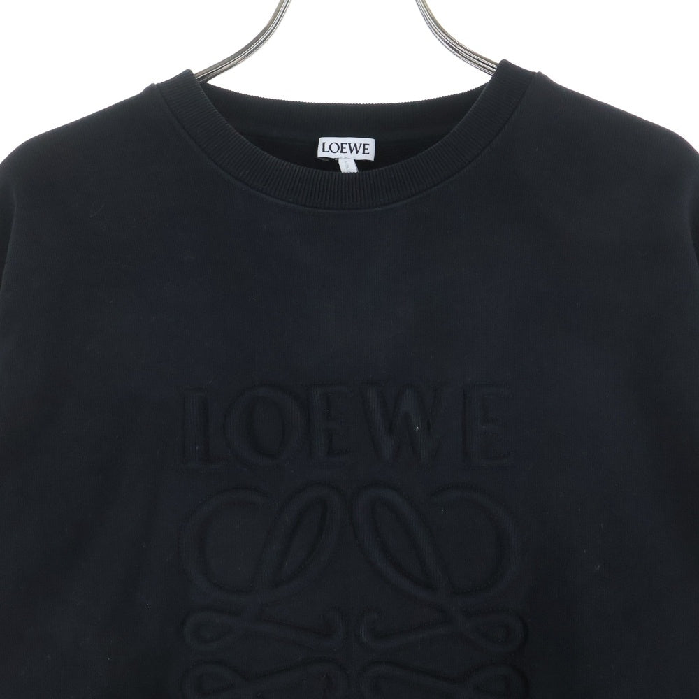 LOEWE(ロエベ) ロゴ刺繍 アナグラム エンボス トレーナー スウェット