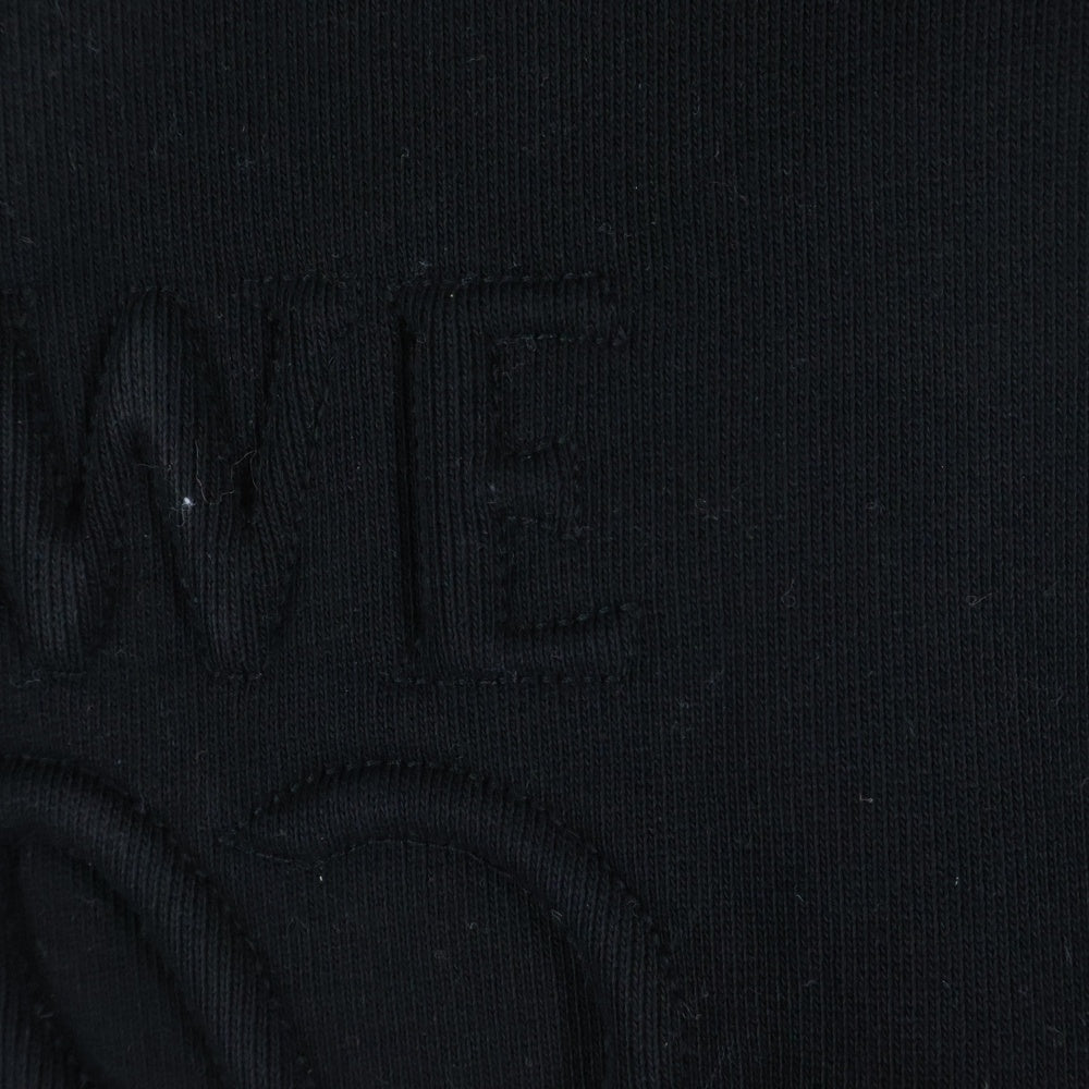 LOEWE(ロエベ) ロゴ刺繍 アナグラム エンボス トレーナー スウェット ブラック H526Y24X32
