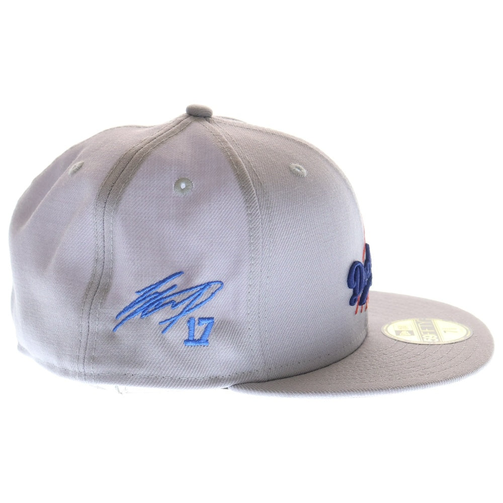 NEW ERA(ニューエラ) 1958 Cooperstown クーパーズタウン 大谷翔平 サイン刺繍 ベースボールキャップ 帽子 グレー