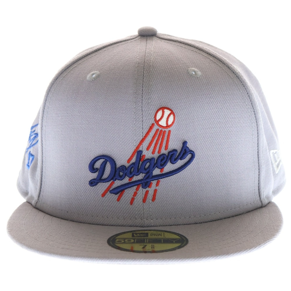 NEW ERA(ニューエラ) 1958 Cooperstown クーパーズタウン 大谷翔平 サイン刺繍 ベースボールキャップ 帽子 グレー