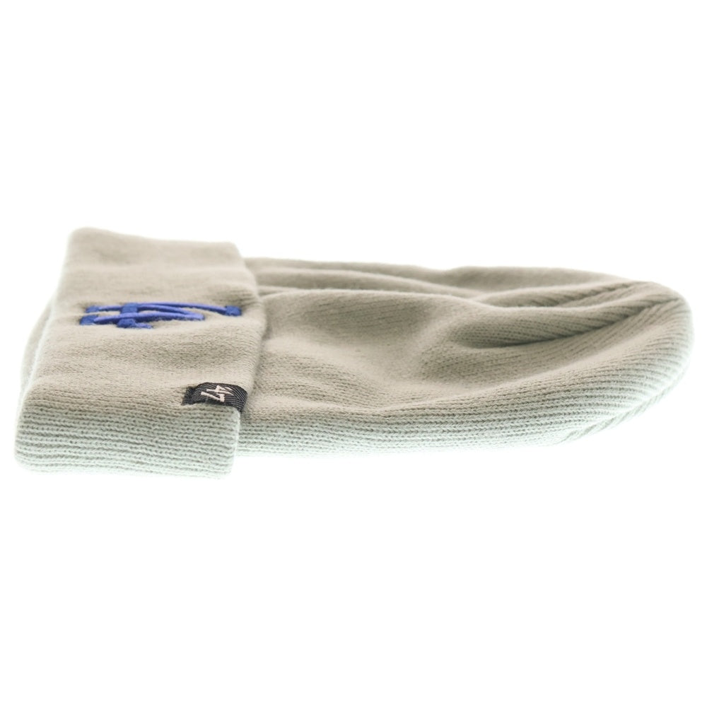 NEW ERA(ニューエラ) 47 ロゴ刺繍 カフニット ビーニー ニット帽 グレー