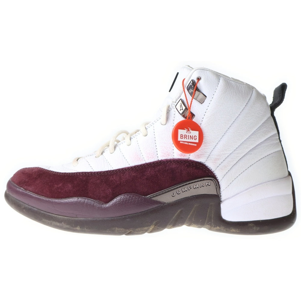 NIKE(ナイキ) ×A MA MANIERE WMNS AIR JORDAN 12 RETRO SP DV6989-100 アママニエール ウィメンズ エアジョーダン12 ハイカットスニーカー ホワイト US10.5/27.5cm レディース