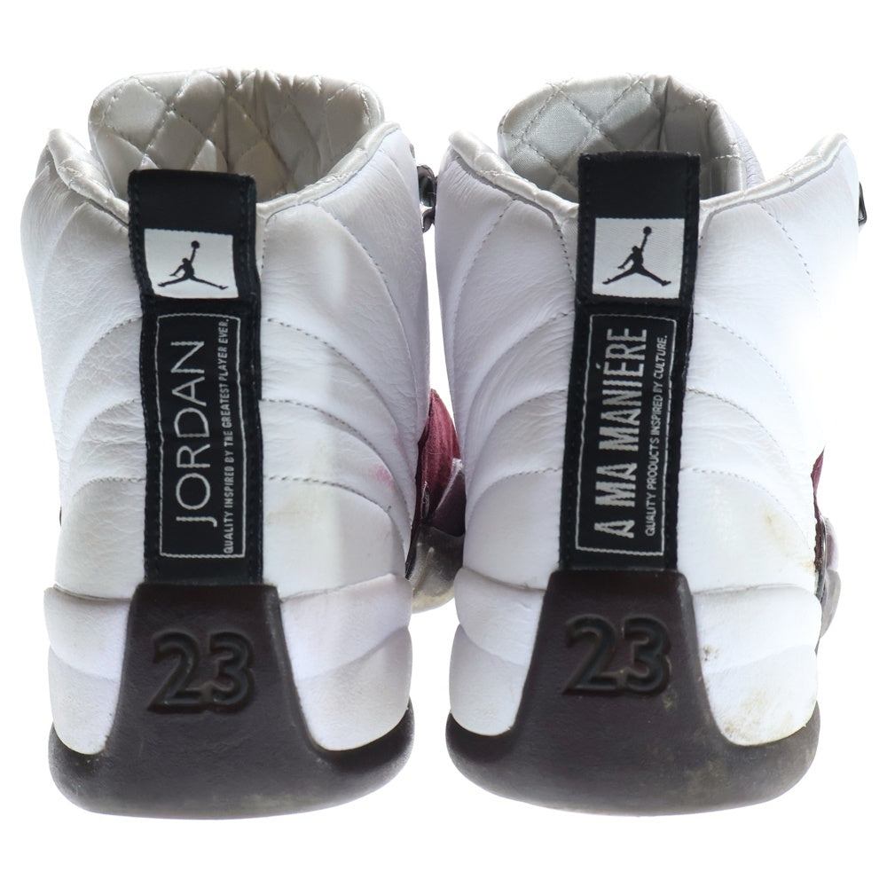 NIKE(ナイキ) ×A MA MANIERE WMNS AIR JORDAN 12 RETRO SP DV6989-100 アママニエール ウィメンズ エアジョーダン12 ハイカットスニーカー ホワイト US10.5/27.5cm レディース