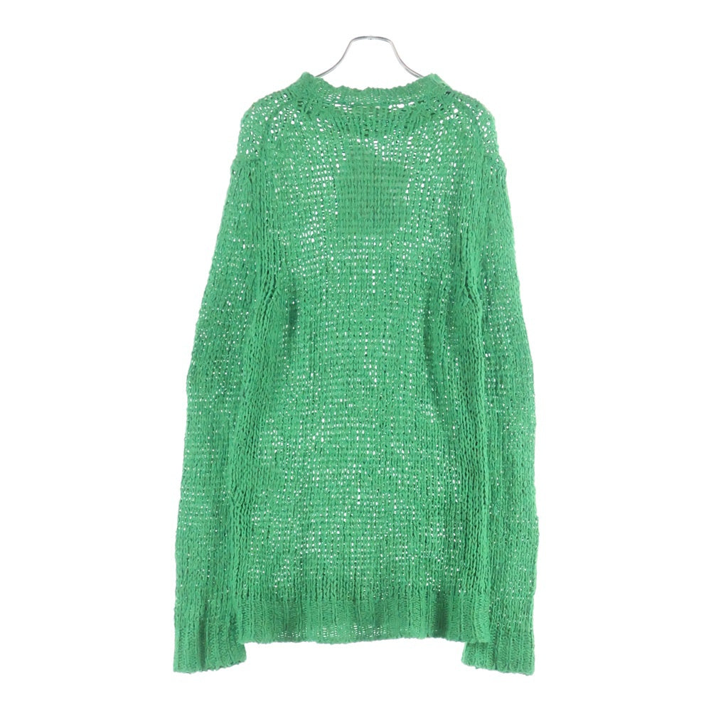 JIL SANDER(ジルサンダー) 21SS Crewneck Sweater Emerald クルーネック ニットセーター グリーン JSMS751042