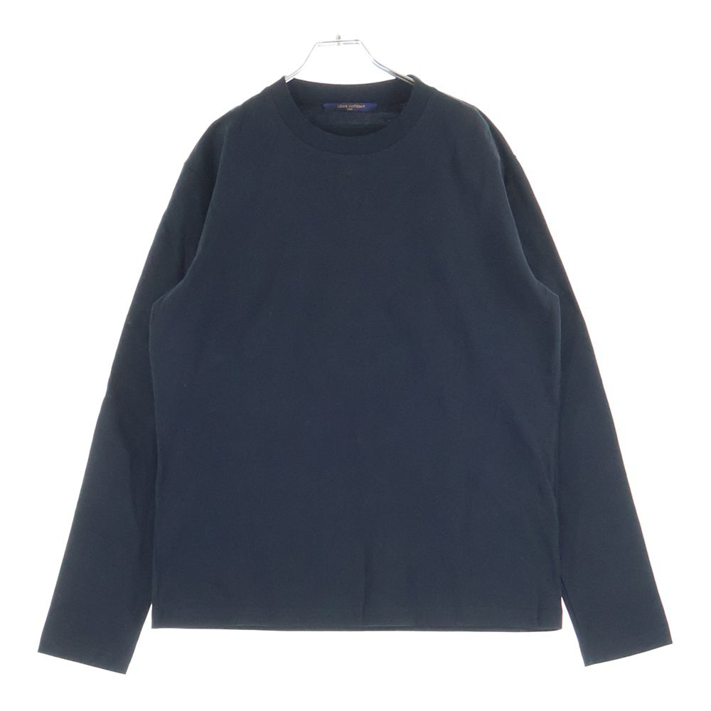LOUIS VUITTON(ルイヴィトン) 26SS エンボスLVロゴ 長袖Tシャツ ロンT カットソー ブラック RM261MJ NPG HSY43W