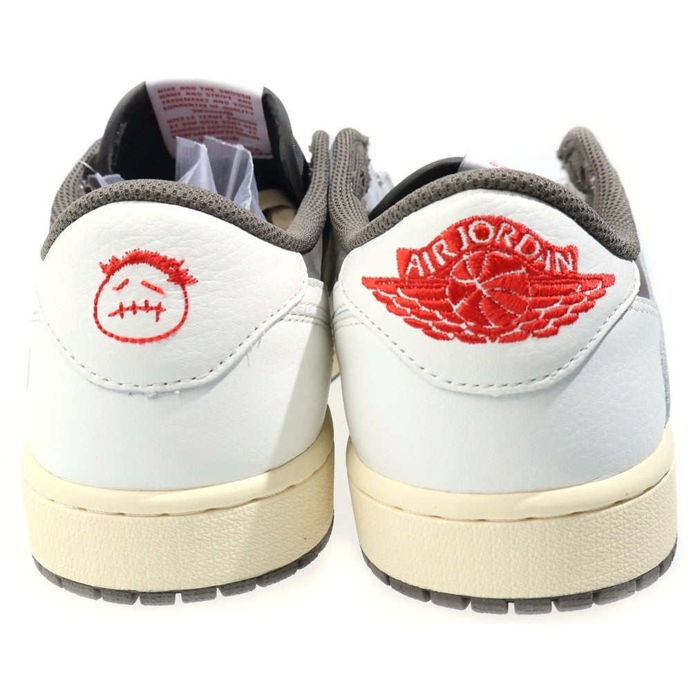 NIKE(ナイキ) ×TRAVIS SCOTT AIR JORDAN1 LOW OG SP トラヴィススコット エアジョーダン1 リバースモカ ローカットスニーカー ベージュ US10/28cm DM7866-162