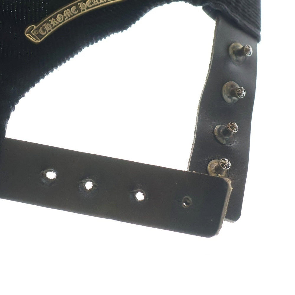 CHROME HEARTS(クロムハーツ) ヴァインダガー刺繍 コーデュロイ ベースボースキャップ