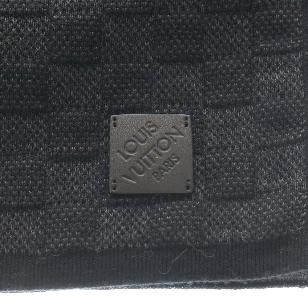 LOUIS VUITTON(ルイヴィトン) ネオ プティ ダミエマフラー ウールマフラー ブラック